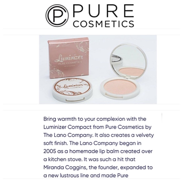 NIB PURE COSMETICS LUMINIZER COMPACT; RARE / HTF HIGHLIGHTER The LANO COMPANY - Picture 8 of 10